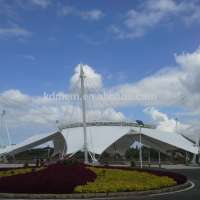 Sun Island Hotel platform tensile membrane structure canopy roof