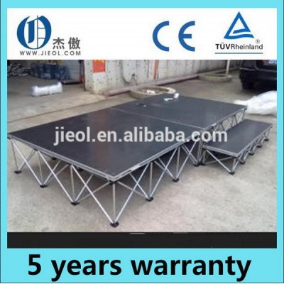 Aluminum T6061 acrylic board combined stage for event