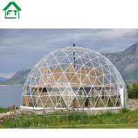 Retail PVC Fabric Transparent Geodesic Dome Tent for Events