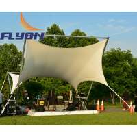 PVDF Tension fabric Membrane Structure/Tend Shade Tensile Membrane Structure